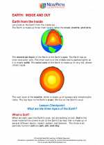 Earth Inside And Out Science Worksheets And Study Guides Fourth Grade