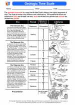 Geologic Time Eighth Grade Science Worksheets And Answer Key Study Guides