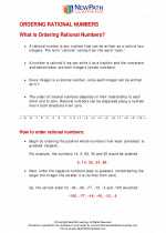 Mathematics - Sixth Grade - Study Guide: Ordering Fractions