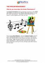 Social Studies - Sixth Grade - Study Guide: Harlem Renaissance