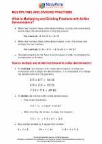 Mathematics - Sixth Grade - Study Guide: Multiply/Divide Fractions