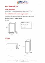 volume and capacity mathematics worksheets and study guides fifth grade