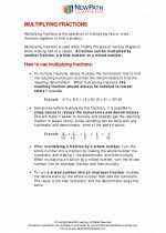 Mathematics - Sixth Grade - Study Guide: Multiply Fractions