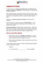 Mathematics - Sixth Grade - Study Guide: Number Patterns