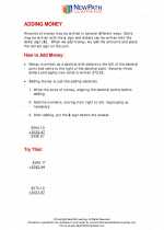 Mathematics - Third Grade - Study Guide: Adding Money