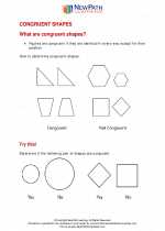 Congruent Shapes. Mathematics Worksheets and Study Guides Fifth Grade.