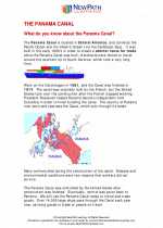 Social Studies - Sixth Grade - Study Guide: Panama Canal