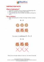 Mathematics - First Grade - Study Guide: Subtraction Facts