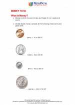 counting money third grade math worksheets study guides and answer