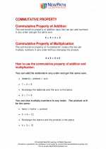Mathematics - Third Grade - Study Guide: Commutative Property