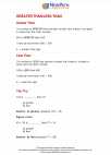 Mathematics - Fourth Grade - Study Guide: Greater Than/Less Than