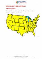 Social Studies - Fourth Grade - Study Guide: States & Capitals II