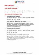 Mathematics - Third Grade - Study Guide: Skip Counting