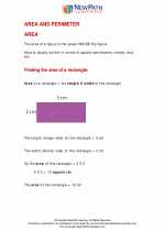 Mathematics - Fourth Grade - Study Guide: Area and Perimeter