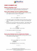 Mathematics - First Grade - Study Guide: Using Number Line