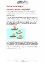 Social Studies - Sixth Grade - Study Guide: Ancient Trade Routes