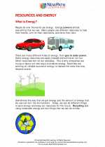Social Studies - Sixth Grade - Study Guide: Resources & Energy