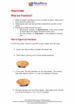 Mathematics - First Grade - Study Guide: Fractions