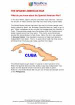 Social Studies - Sixth Grade - Study Guide: Spanish American War