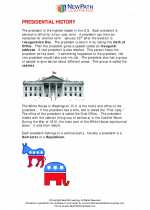 Social Studies - Fourth Grade - Study Guide: Presidential History