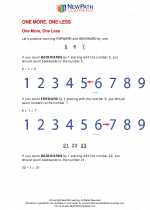 Mathematics - Second Grade - Study Guide: One More, One Less