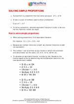 Mathematics - Sixth Grade - Study Guide: Simple Proportions