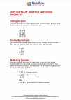 Mathematics - Fifth Grade - Study Guide: Add/Subtract/Multiply/Divide Decimals