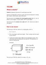 Mathematics - Sixth Grade - Study Guide: Volume