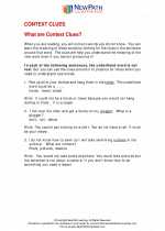 English Language Arts - Second Grade - Study Guide: Context Clues