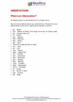 English Language Arts - Second Grade - Study Guide: Abbreviations