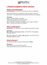 Literary Devices. English Language Arts Worksheets and Study Guides