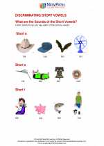 English Language Arts - First Grade - Study Guide: Short Vowel Discrimination
