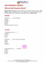 English Language Arts - Third Grade - Study Guide: High Frequency Words II