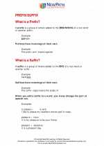 prefix suffix 6th grade ela worksheets and answer key