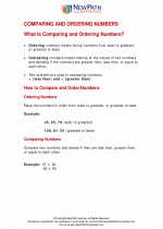 Mathematics - Fourth Grade - Study Guide: Compare and Order Numbers