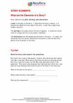 English Language Arts - Second Grade - Study Guide: Story Elements