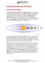 Social Studies - Third Grade - Study Guide: The Earth within a Solar System