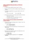 Mathematics - Sixth Grade - Study Guide: Multiple Representation of Rational Numbers