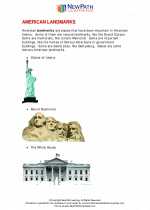 Social Studies - Fourth Grade - Study Guide: American Landmarks