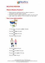 Mathematics - First Grade - Study Guide: Relative Position