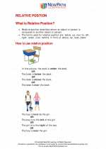 relative position 1st grade math worksheets and study guides