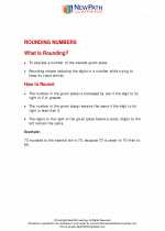 Mathematics - Fourth Grade - Study Guide: Rounding Numbers