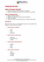 problem solving fourth grade math worksheets and study guides