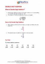 Mathematics - Third Grade - Study Guide: Double Digit Addition