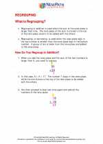 Mathematics - Third Grade - Study Guide: Regrouping