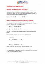 Mathematics - Third Grade - Study Guide: Associative Property