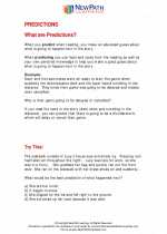 English Language Arts - Fourth Grade - Study Guide: Predictions