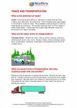 Social Studies - Third Grade - Study Guide: Trade and Transportation