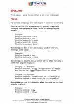 English Language Arts - Fifth Grade - Study Guide: Spelling