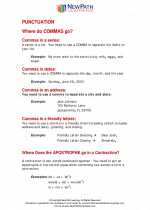 English Language Arts - Fifth Grade - Study Guide: Punctuation/Capitalization